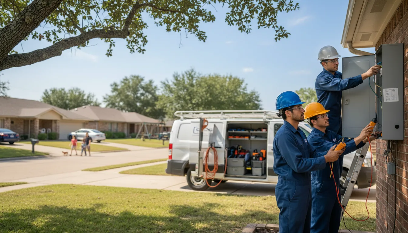 Certified electrician providing emergency electrical services in Scandia, KS